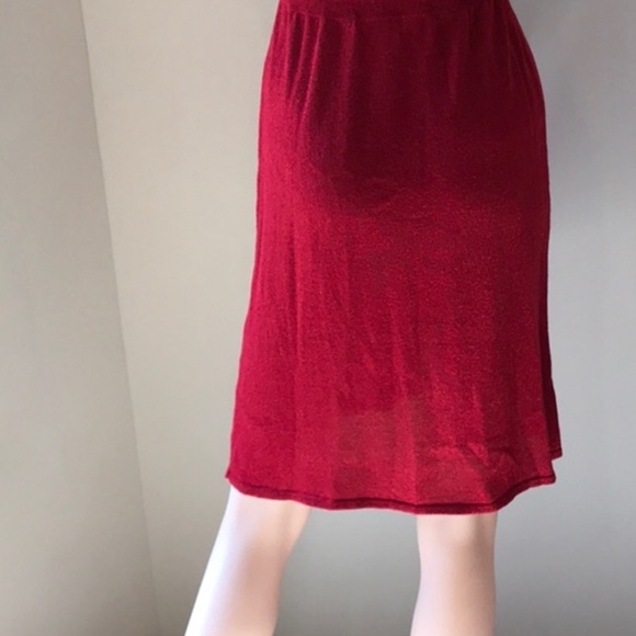 Valentine red shimmer dress - Picture 4 of 7